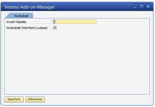 Multidiscount SAP Business One Addon Manager