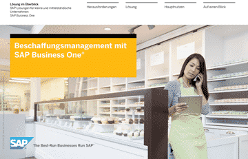 SAP Business One Einkauf Beschaffungsmanagement