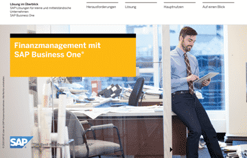 SAP Business One Marketing Finanzen Finanzmanagement