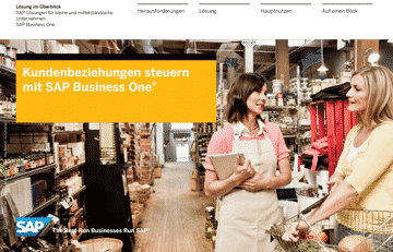 SAP Business One Vertrieb CRM Kundenbeziehungen steuern